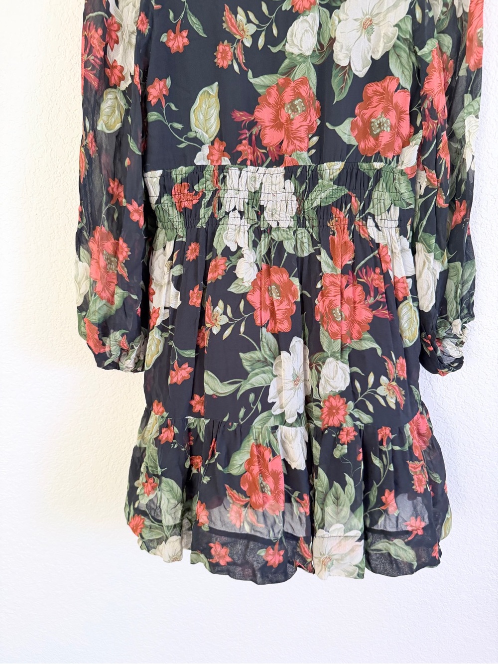 Anthropologie Somerset dress in Black Floral size small - Picture 13 of 15